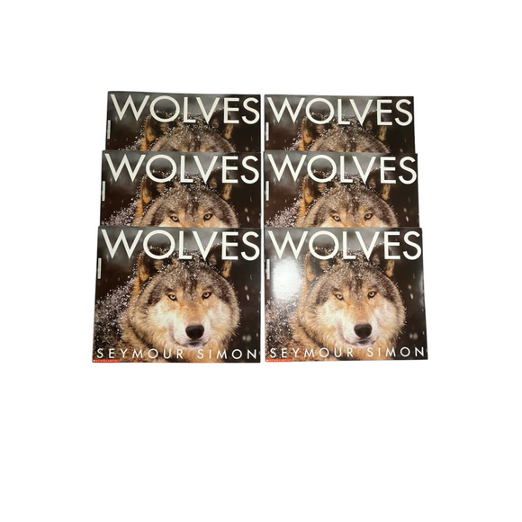 Wolves by Seymour Simon PB Guided Reading Scholastic Lot of 6 Books Class Set - Picture 1 of 7
